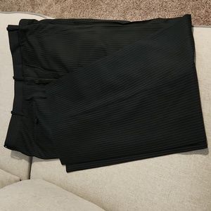 Perry Ellis mens Black pinstripe dress pants